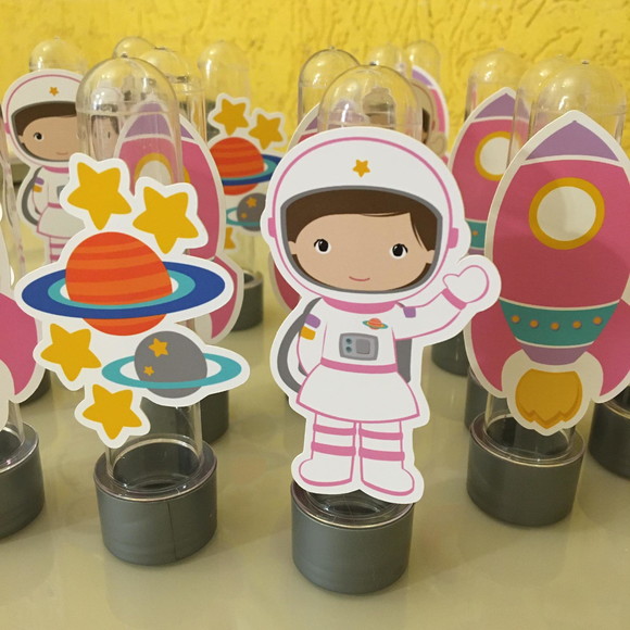 Tubete Festa Astronauta Menina