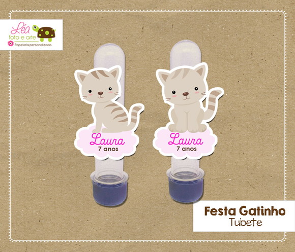 Tubete Festa Gatinho