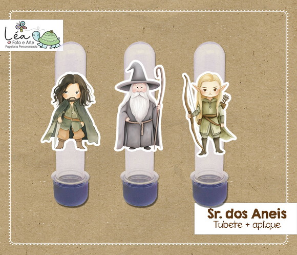 Tubete Festa Senhor dos Aneis - Imagem 2