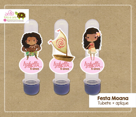 Tubete Personalizado Moana