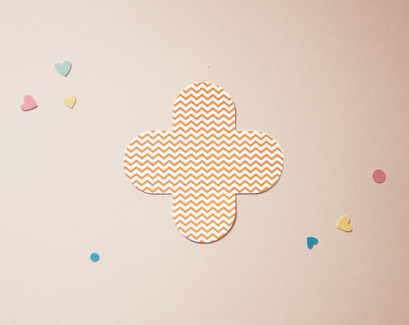 Forminha Chevron Laranja