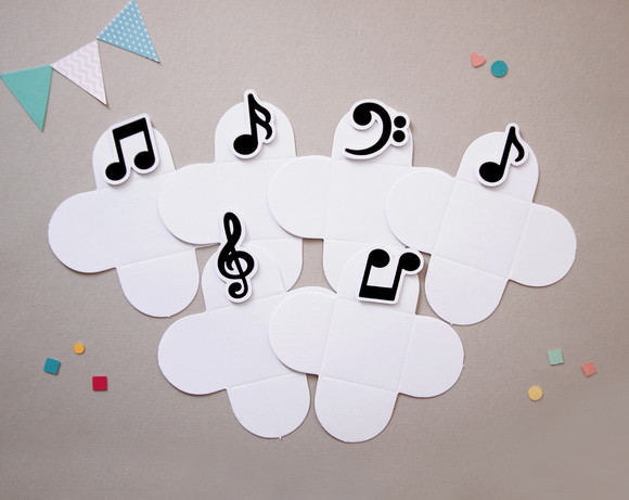 Forminhas Notas Musicais