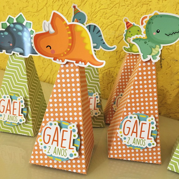 Caixa Pirâmide Dino Baby - Imagem 4