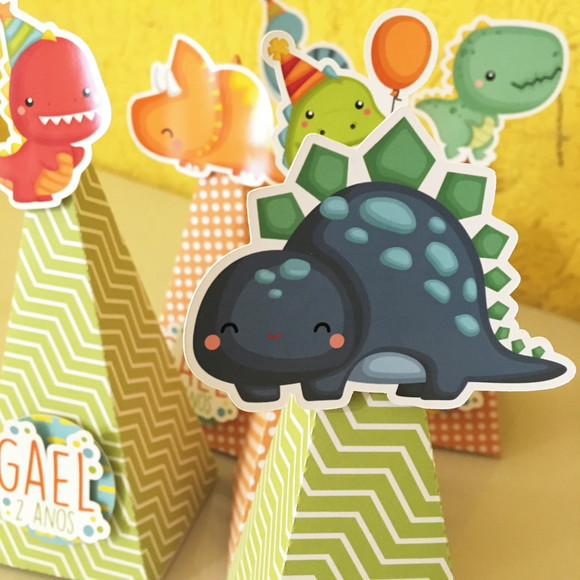 Caixa Pirâmide Dino Baby