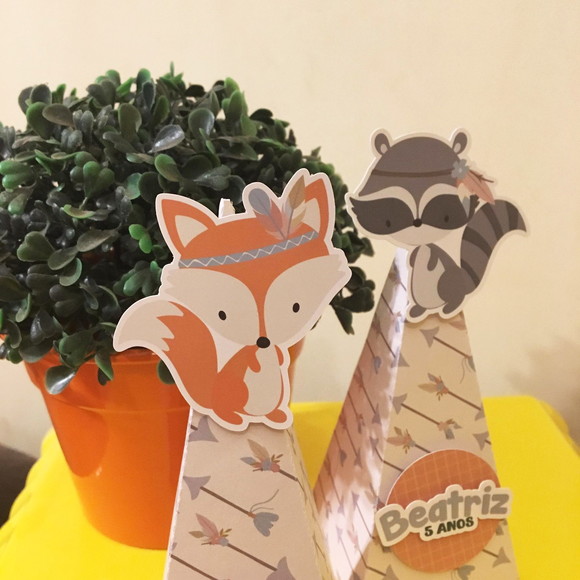 Caixa Pirâmide Festa Woodland - Imagem 2