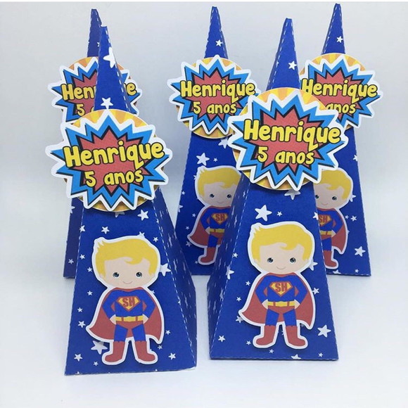 Caixinha Festa Super-heróis