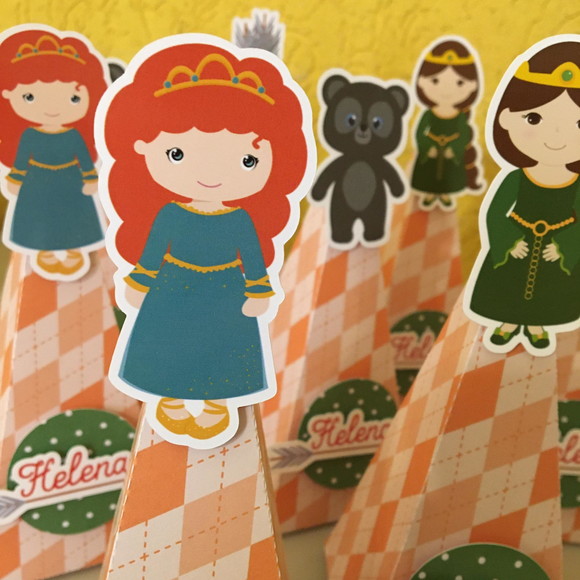Caixinha Pirâmide Festa Merida - Imagem 2