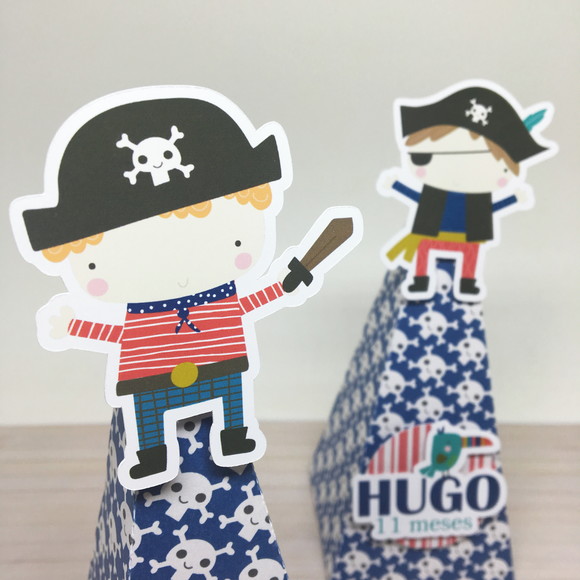 Caixinha Pirâmide Festa Pirata