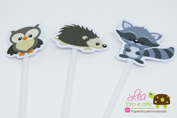 Topper Animais da Floresta - Imagem 2