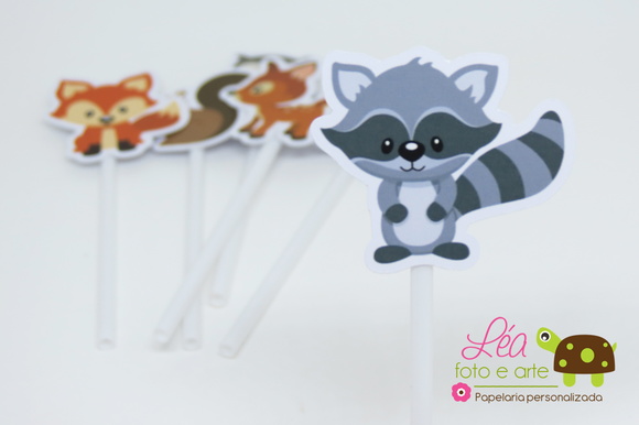 Topper Animais da Floresta - Imagem 3
