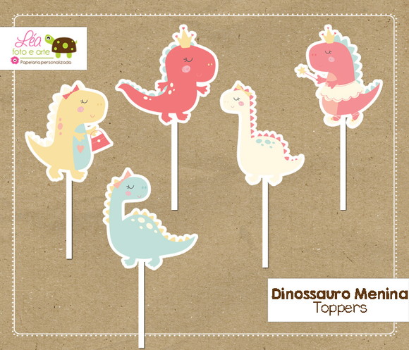 Topper Dinossauro Menina