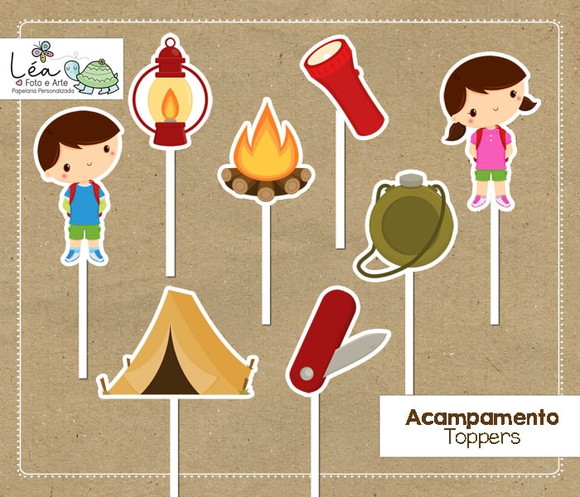 Topper Festa Acampamento