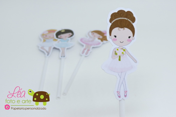 Topper Festa Bailarina - Imagem 4