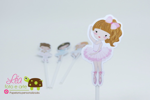 Topper Festa Bailarina - Imagem 3