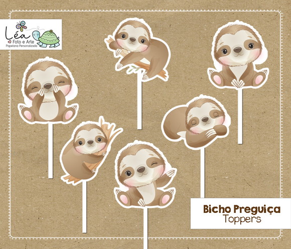 Topper Festa Bicho Preguiça
