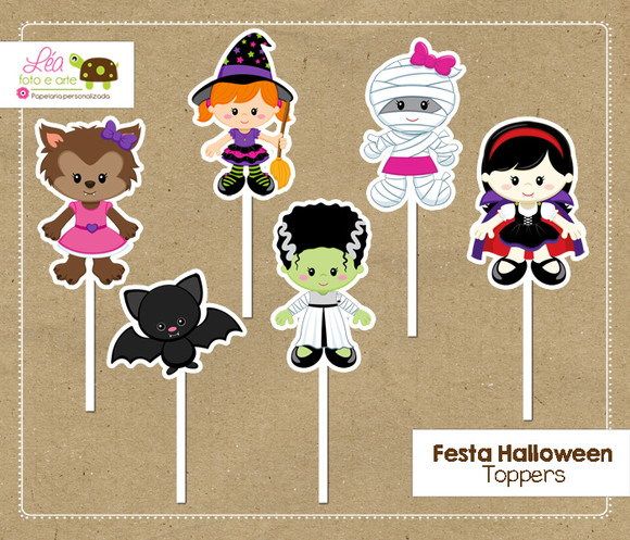 Topper Festa Halloween Menina