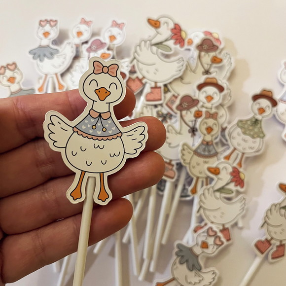 Topper Festa Infantil Gansos - Imagem 2