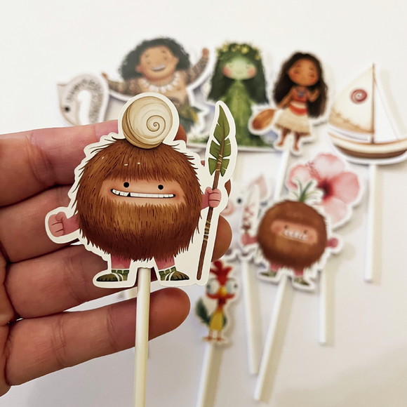 Topper Festa Infantil Moana - Imagem 2
