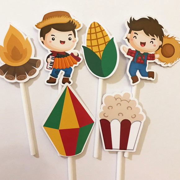 Topper Festa Junina Meninos