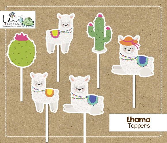 Topper Festa Lhama