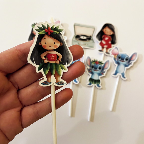 Topper Festa Lilo e Stitch - Imagem 3