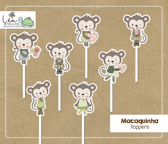 Topper Festa Macaquinha