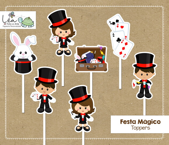 Topper Festa Mágico