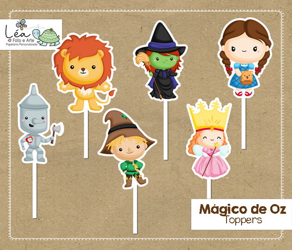 Topper Festa Mágico de Oz