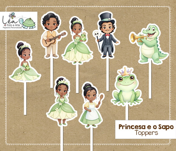 Topper Festa Princesa Tiana