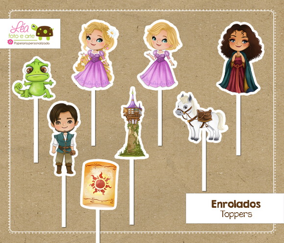 Topper Festa Rapunzel