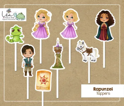 50 Toppers Festa Rapunzel