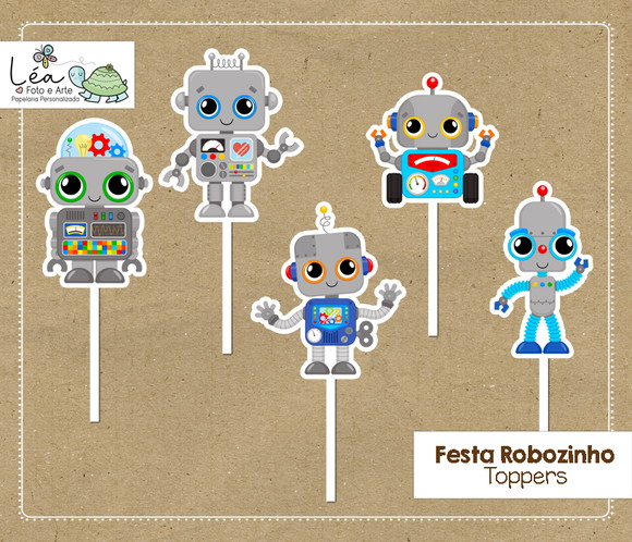Topper Festa Robozinho