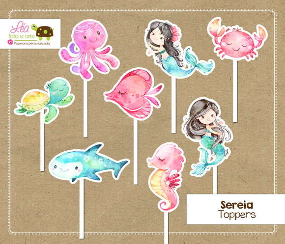 Topper Festa Sereia