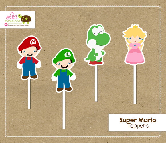 Topper Festa Super Mario