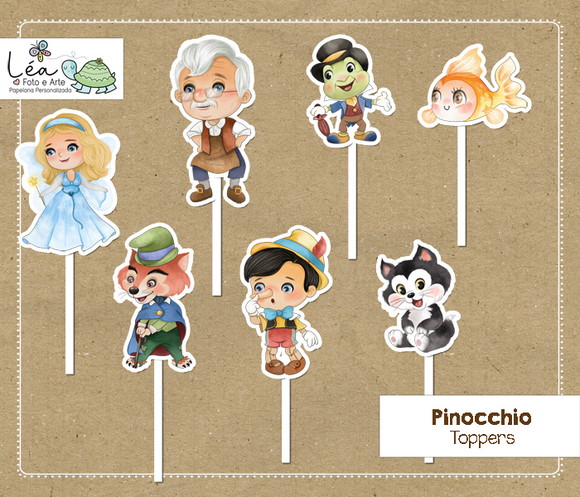 Topper Festa Tema Pinochio