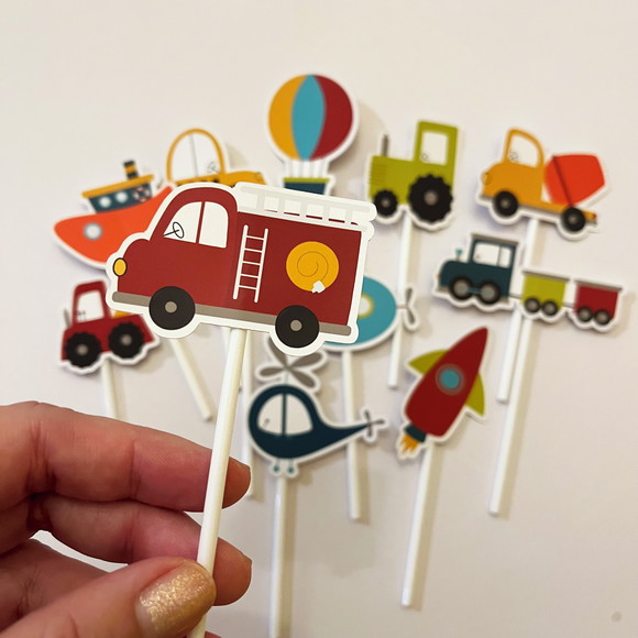 Topper Festa Transportes - Imagem 2