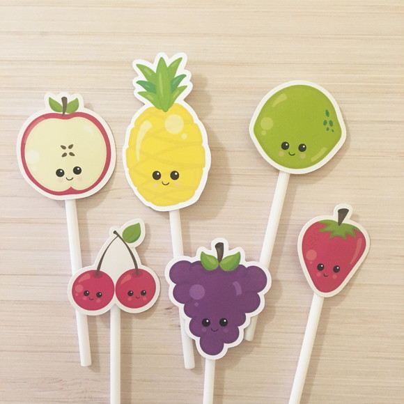 Topper Frutinhas