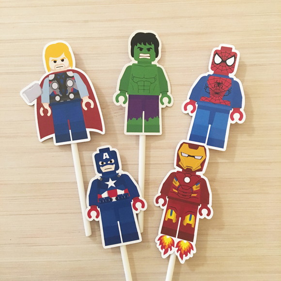 Topper Lego Vingadores