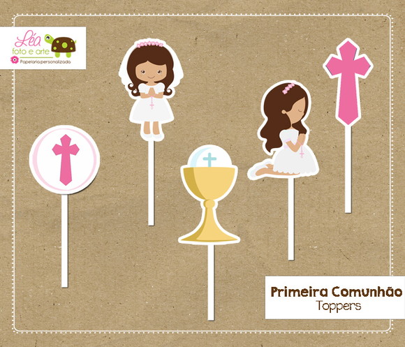 Topper Primeira Comunhão Menina