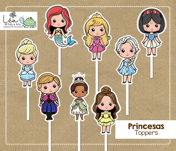 Topper Princesas - Imagem 2