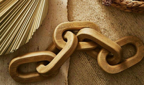 Elos de Madeira Decorativa - Imagem 2