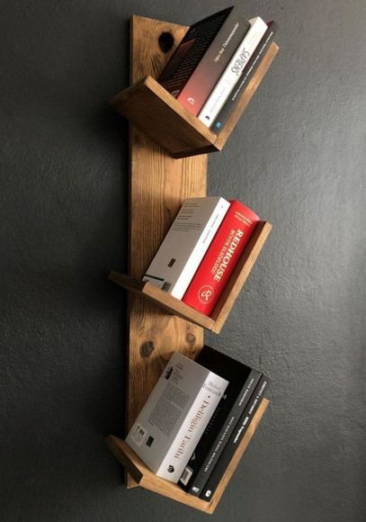 Prateleira para Livros de Madeira