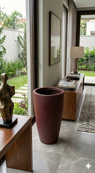 Vaso de Fibra 55cm - Imagem 2