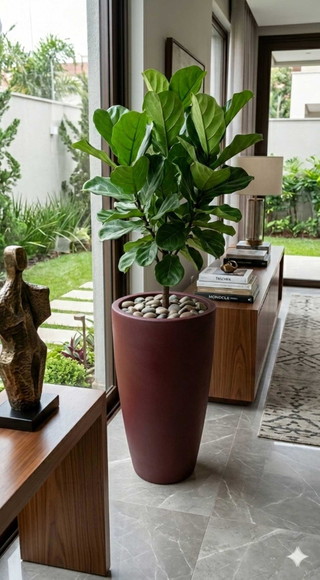 Vaso de Fibra 55cm