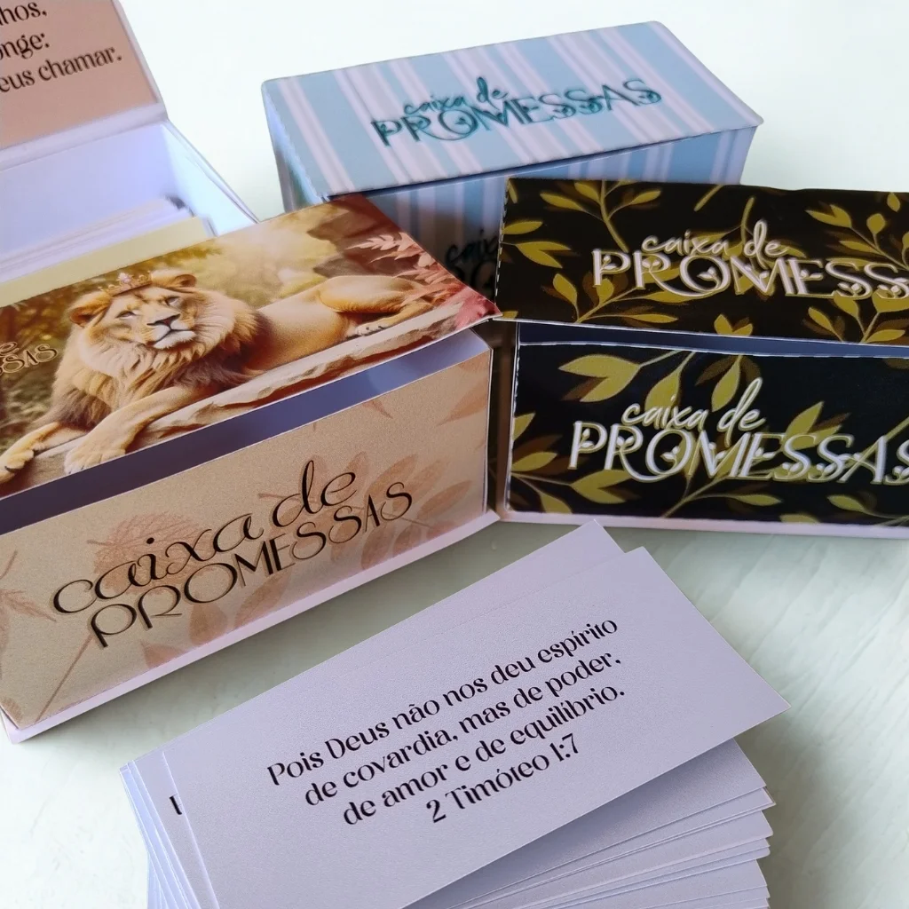 Caixa das Promessas 100 Versículos Bíblicos - Imagem 4