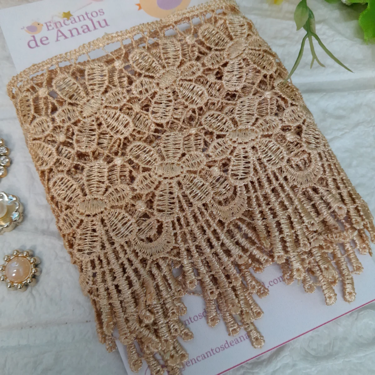 Kit de Fitas e Enfeites Coordenados Tons Marrom e Bege | Artesanato, Costura, Scrap Criativo (copia) - Imagem 4