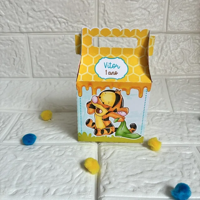 Personalizados Ursinho Pooh - Kit com 30 unidades - Imagem 8