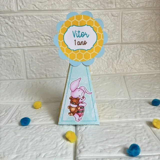 Personalizados Ursinho Pooh - Kit com 30 unidades - Imagem 4