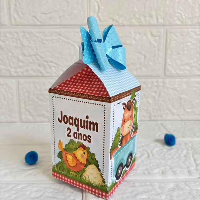 Personalizados Fazendinha Azul Menino - Kit com 30 unidades - Imagem 3