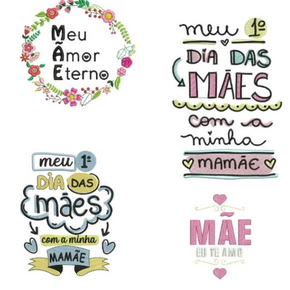 50 Matrizes Bordado Dia das Mães - Imagem 4